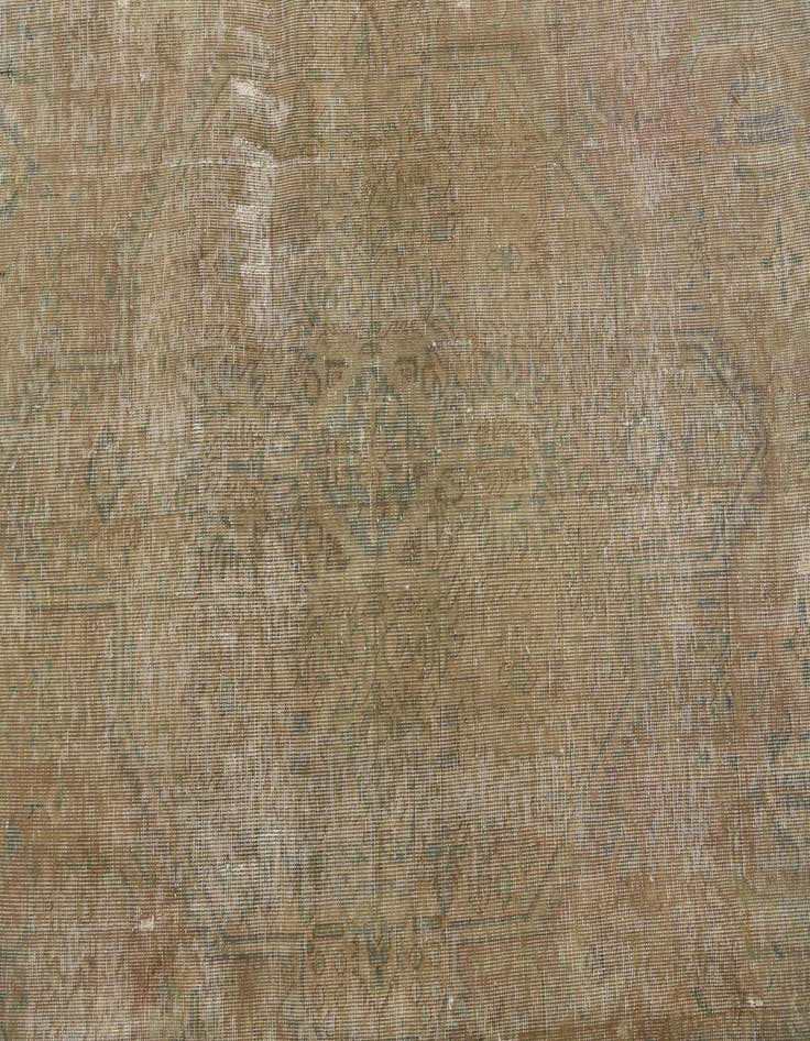 Detail image of 9' 3 x 13'  Hand Knotted Ultra Vintage Persian Wool Rug