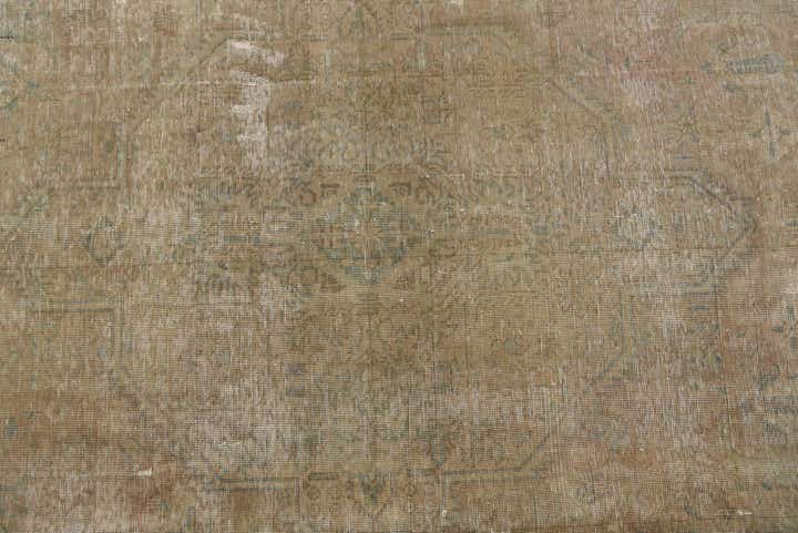9' 3 x 13' Hand Knotted Ultra Vintage Persian Wool Rug