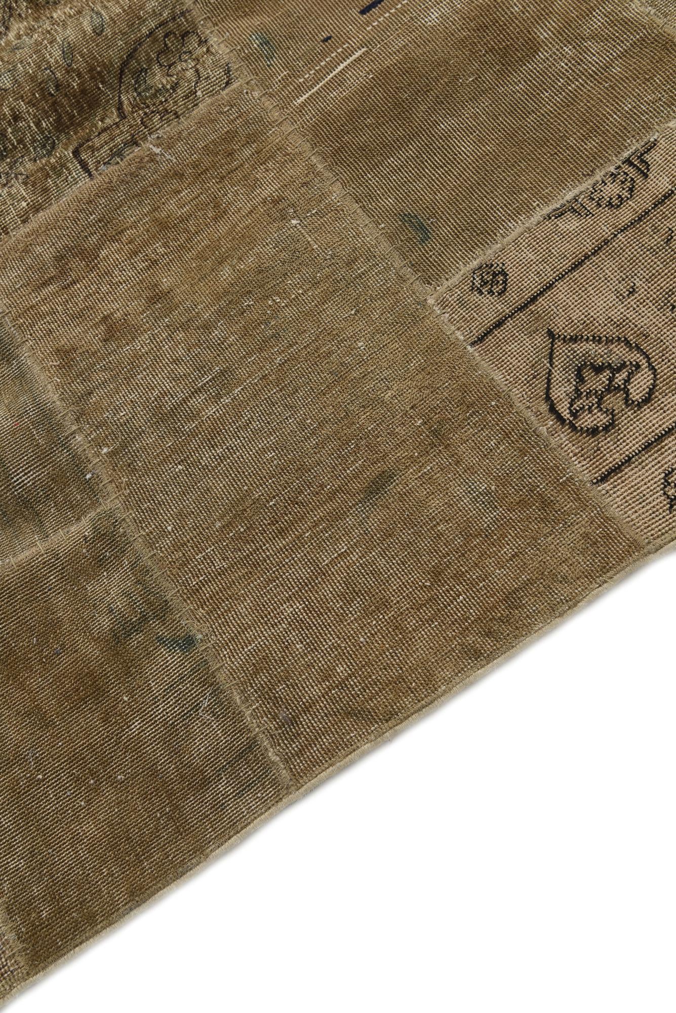 8' x 9' 8 Hand Knotted Ultra Vintage Persian Wool Rug