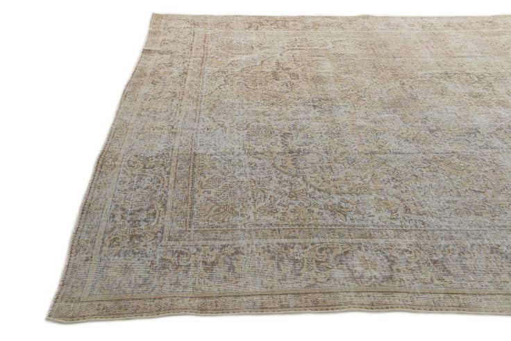 Detail image of 9' 6 x 12' 10 Hand Knotted Ultra Vintage Persian Wool Rug