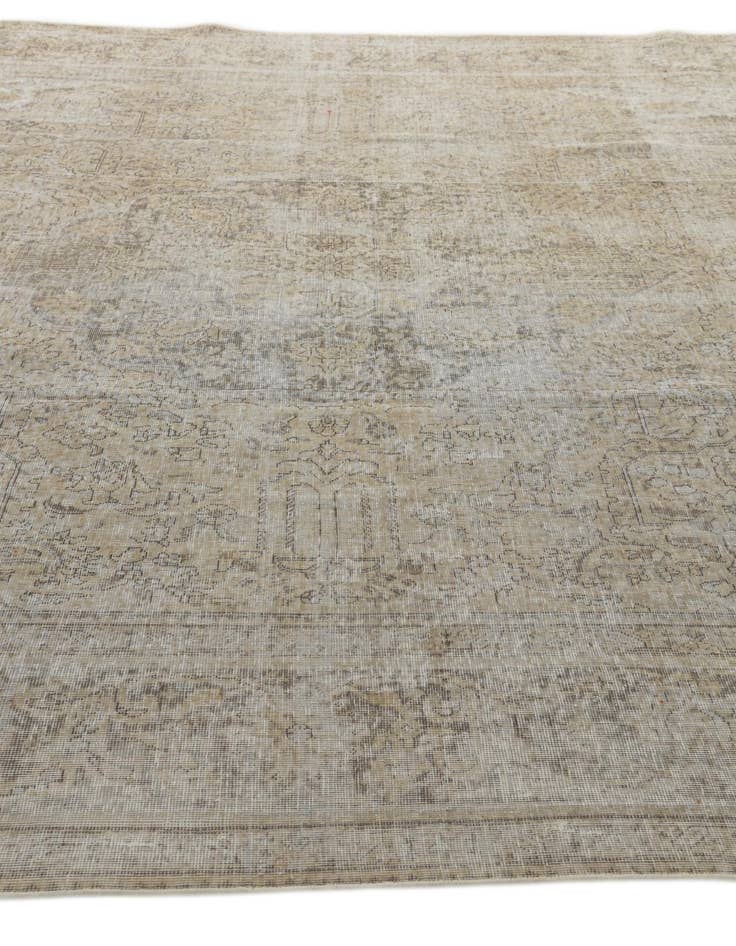Detail image of 9' 6 x 12' 10  Hand Knotted Ultra Vintage Persian Wool Rug
