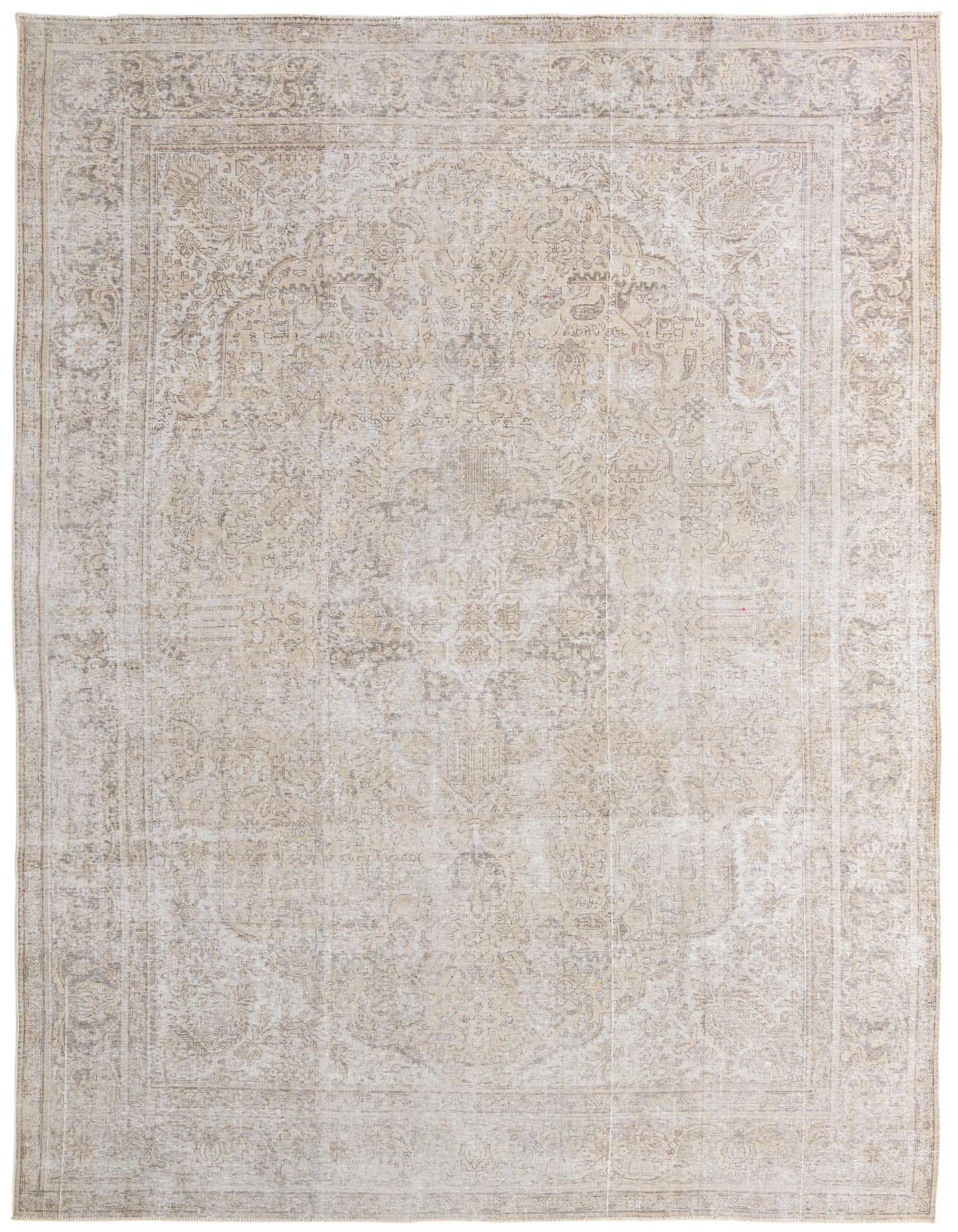 Primary image 9' 6 x 12' 10  Hand Knotted Ultra Vintage Persian Wool Rug