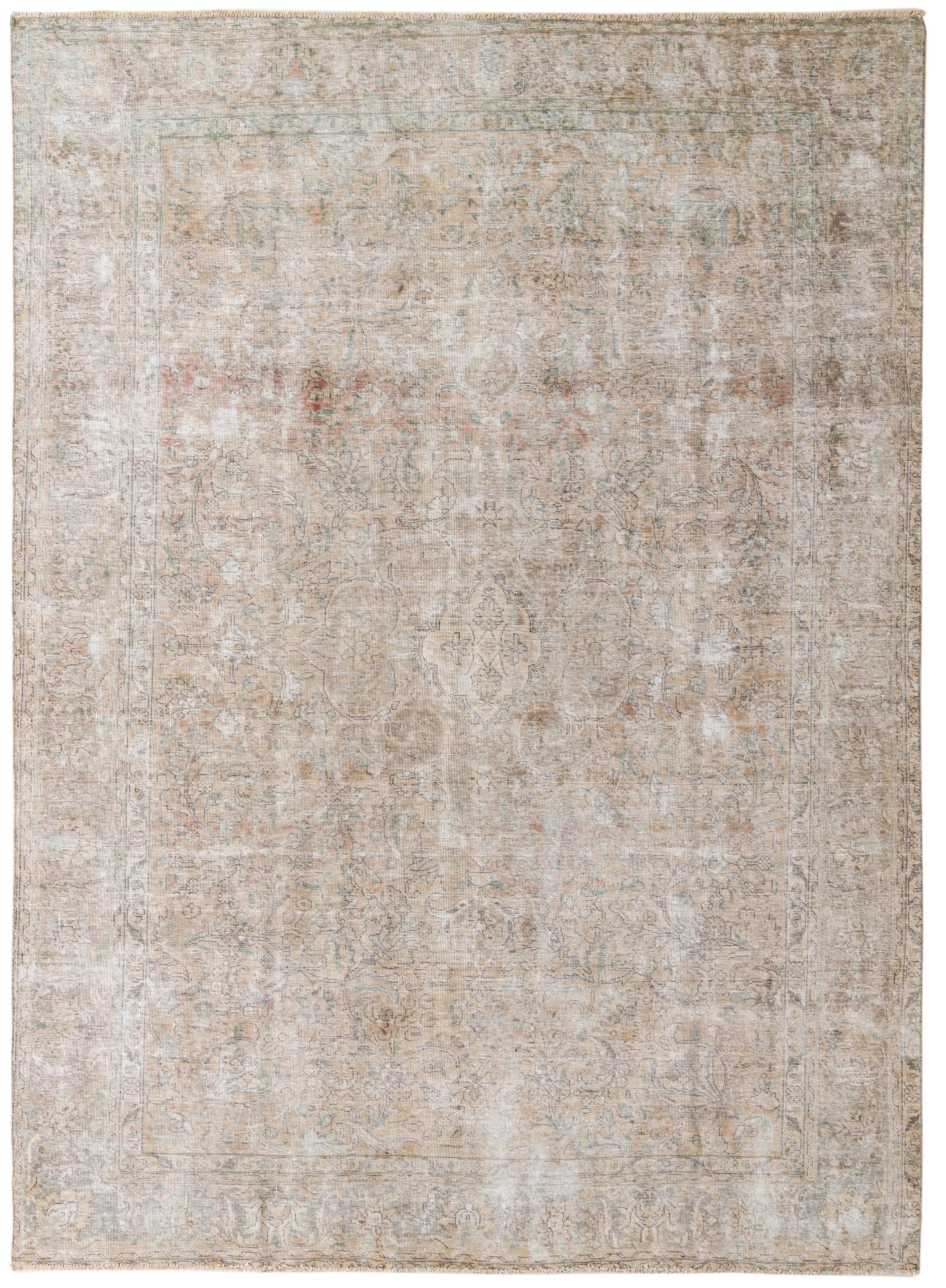 8' x 10' 10 Hand Knotted Ultra Vintage Persian Wool Rug