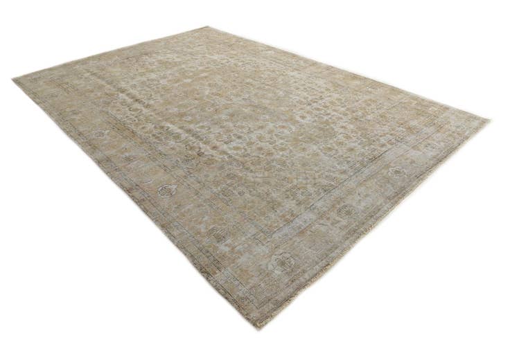 Detail image of 9' x 13' Hand Knotted Ultra Vintage Persian Wool Rug