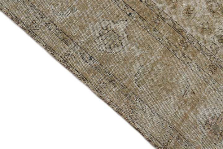9' x 13' Hand Knotted Ultra Vintage Persian Wool Rug