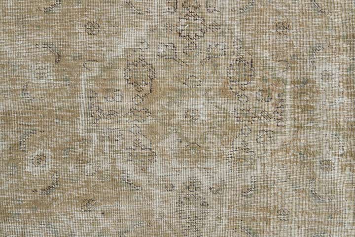 9' x 13' Hand Knotted Ultra Vintage Persian Wool Rug