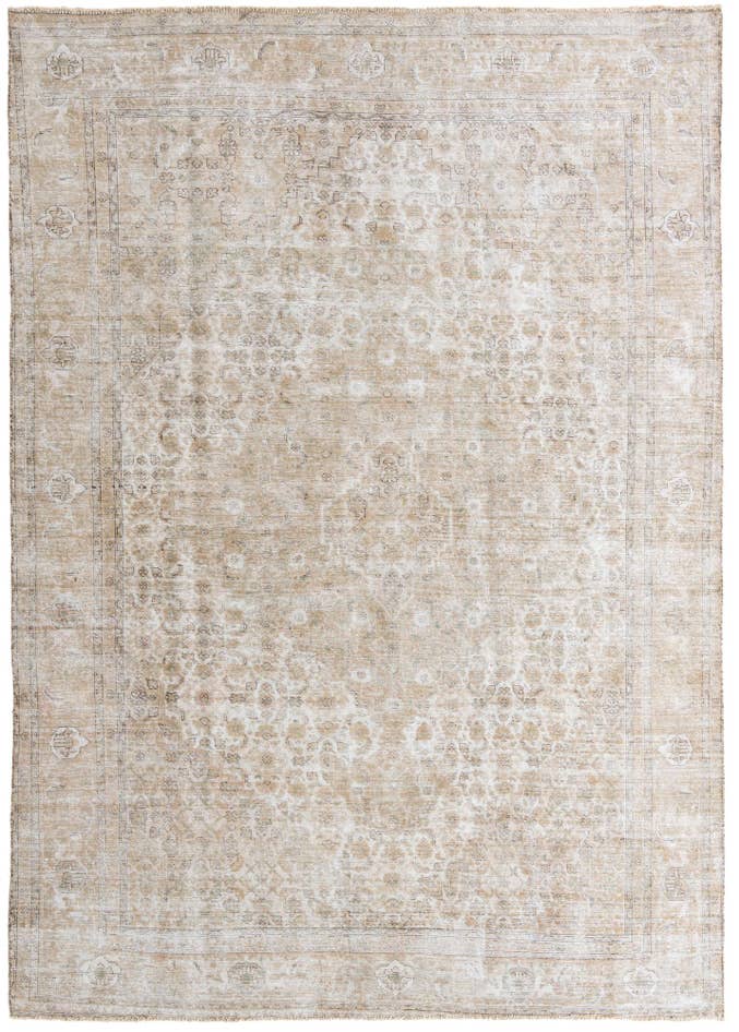 Detail image of 9' x 13' Hand Knotted Ultra Vintage Persian Wool Rug