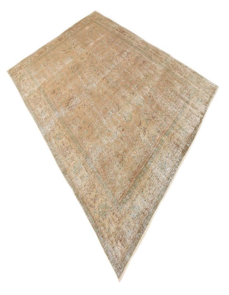 Detail image of 7' 8 x 10' 9  Hand Knotted Ultra Vintage Persian Wool Rug