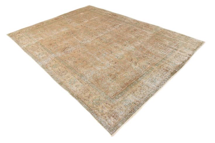 Detail image of 7' 8 x 10' 9 Hand Knotted Ultra Vintage Persian Wool Rug