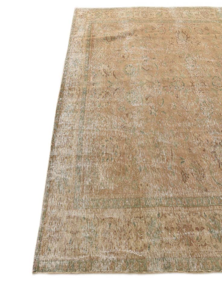 Detail image of 7' 8 x 10' 9  Hand Knotted Ultra Vintage Persian Wool Rug