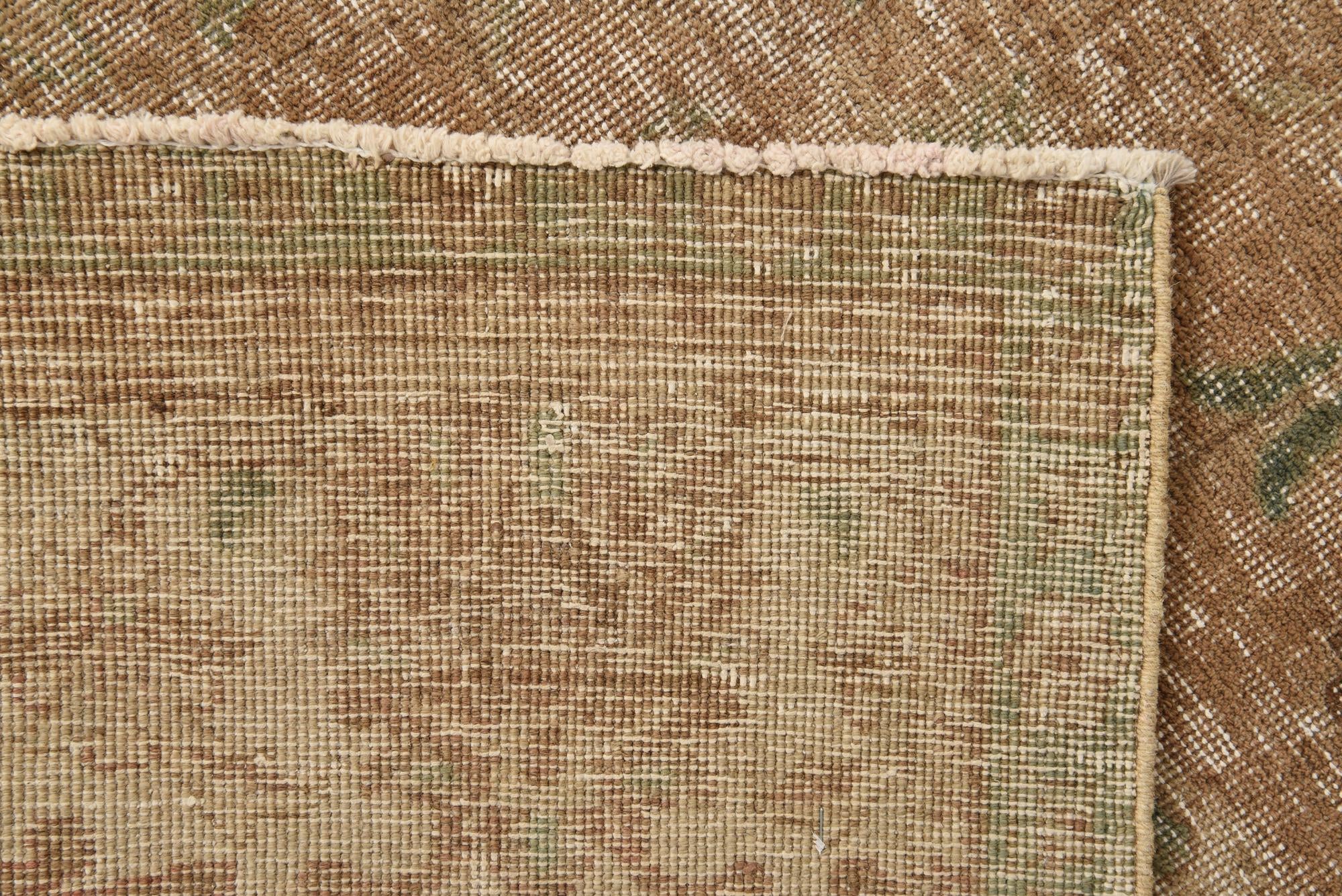 7' 8 x 10' 9 Hand Knotted Ultra Vintage Persian Wool Rug