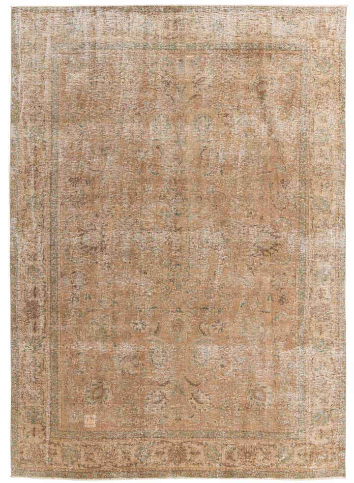 7' 8 x 10' 9 Hand Knotted Ultra Vintage Persian Wool Rug