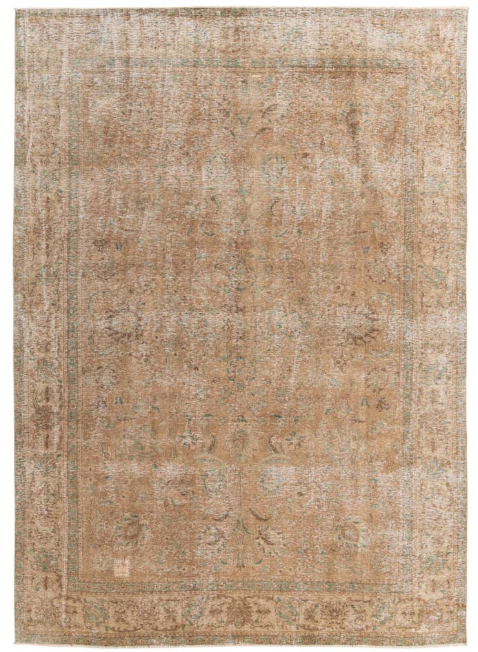 Detail image of 7' 8 x 10' 9 Hand Knotted Ultra Vintage Persian Wool Rug