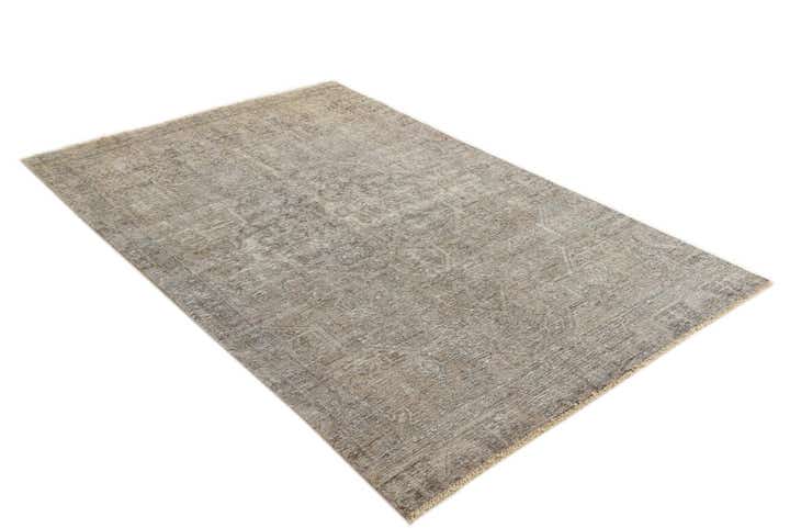 5' 5 x 8' 5 Hand Knotted Ultra Vintage Persian Wool Rug