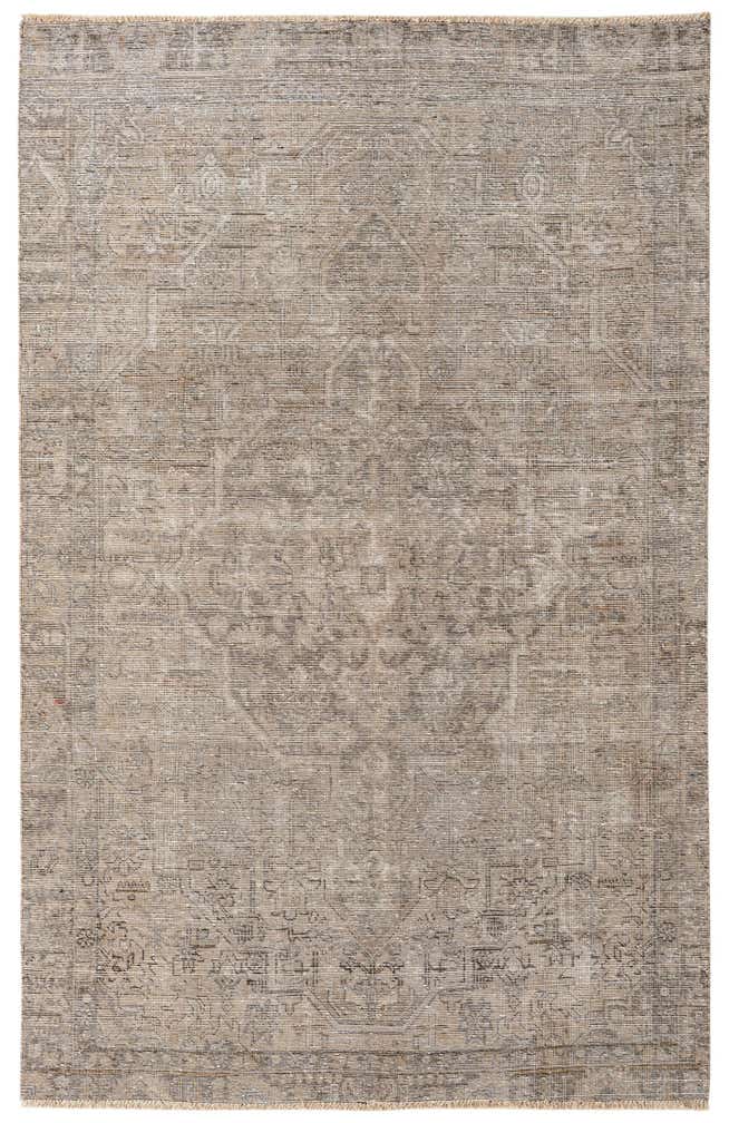 5' 5 x 8' 5 Hand Knotted Ultra Vintage Persian Wool Rug