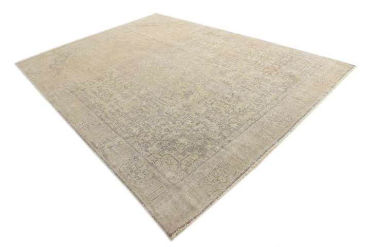 9' 4 x 12' 5 Hand Knotted Ultra Vintage Persian Wool Rug