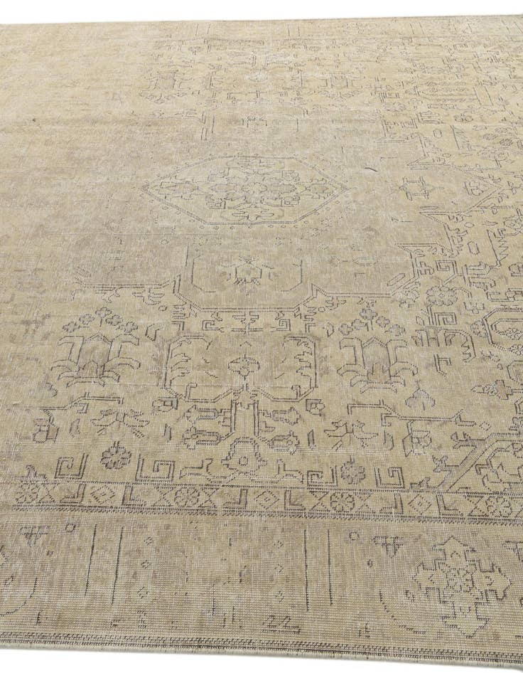 Detail image of 9' 4 x 12' 5  Hand Knotted Ultra Vintage Persian Wool Rug