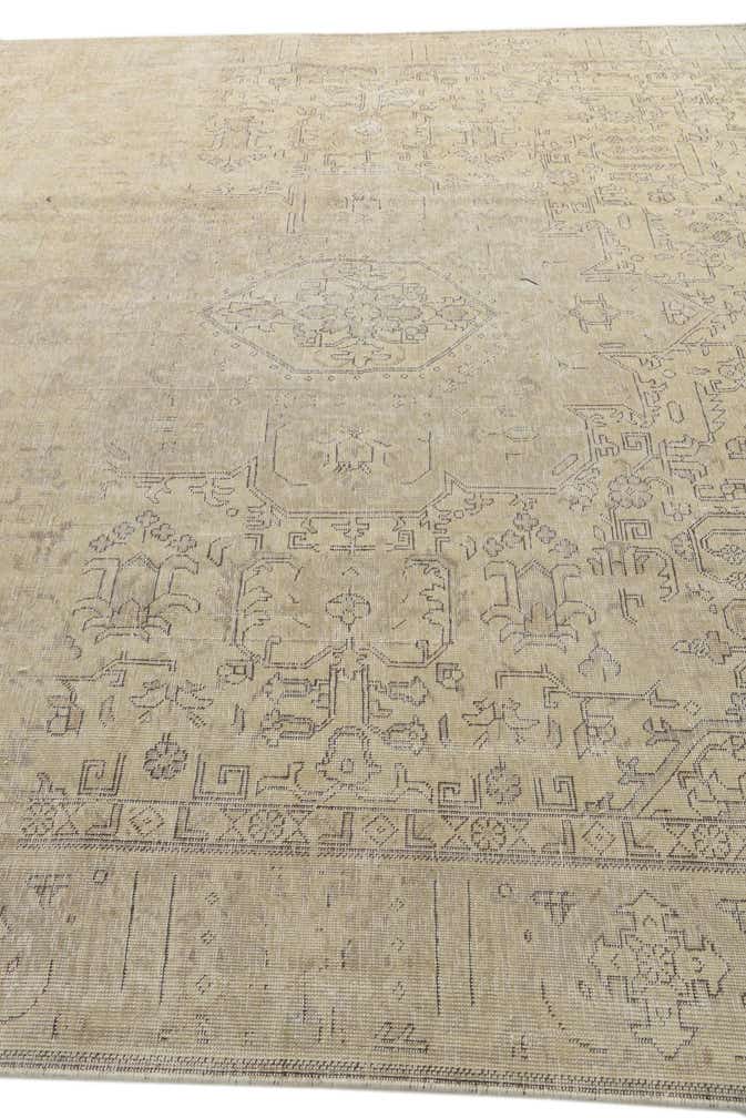 9' 4 x 12' 5 Hand Knotted Ultra Vintage Persian Wool Rug