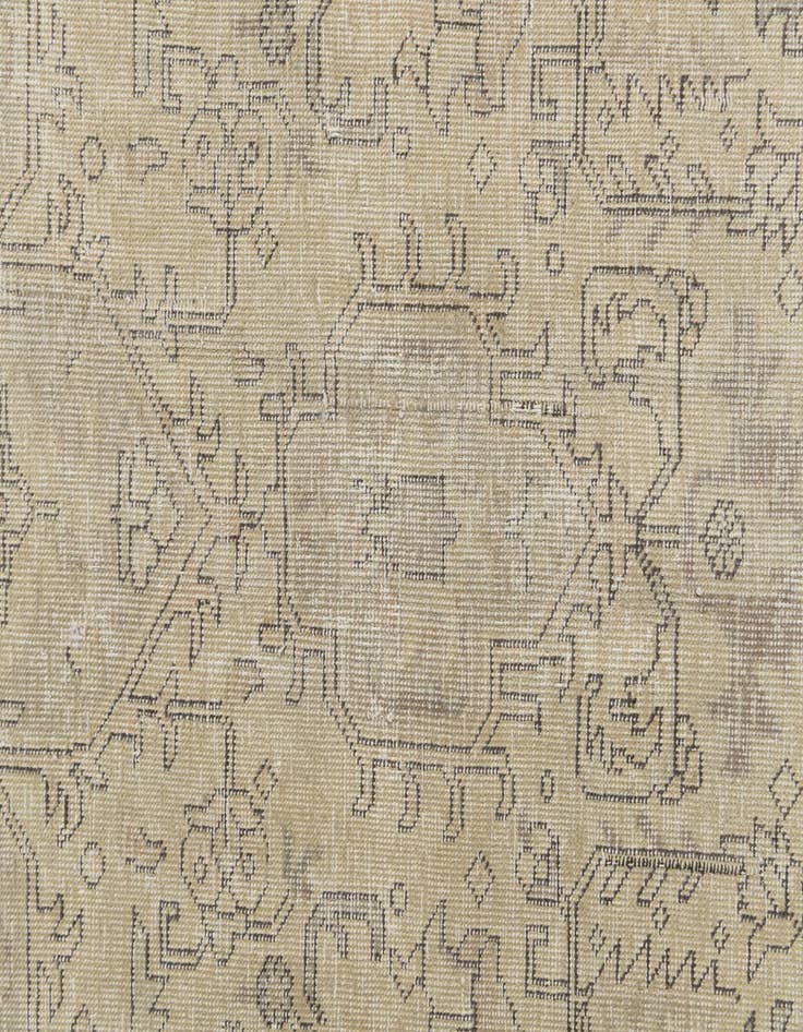 Detail image of 9' 4 x 12' 5  Hand Knotted Ultra Vintage Persian Wool Rug