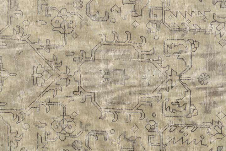 9' 4 x 12' 5 Hand Knotted Ultra Vintage Persian Wool Rug