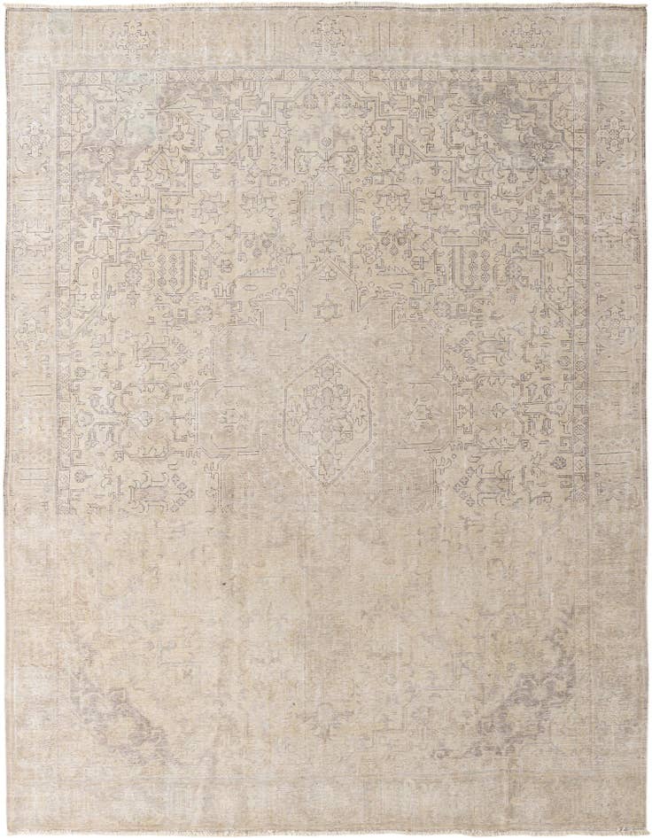 Detail image of 9' 4 x 12' 5 Hand Knotted Ultra Vintage Persian Wool Rug