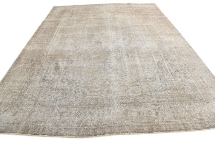 9' 8 x 12' 2 Hand Knotted Ultra Vintage Persian Wool Rug