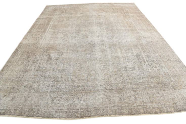 Detail image of 9' 8 x 12' 2 Hand Knotted Ultra Vintage Persian Wool Rug