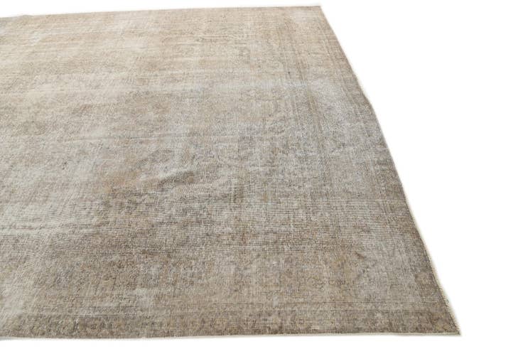 Detail image of 9' 8 x 12' 2 Hand Knotted Ultra Vintage Persian Wool Rug