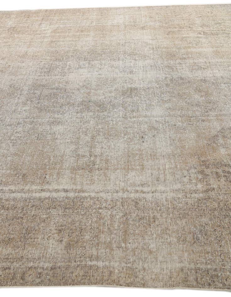 Detail image of 9' 8 x 12' 2  Hand Knotted Ultra Vintage Persian Wool Rug