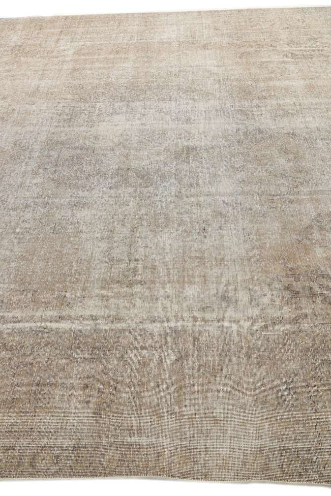 9' 8 x 12' 2 Hand Knotted Ultra Vintage Persian Wool Rug