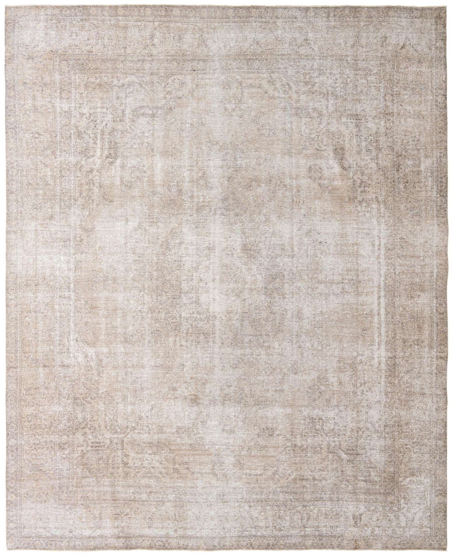 9' 8 x 12' 2 Hand Knotted Ultra Vintage Persian Wool Rug