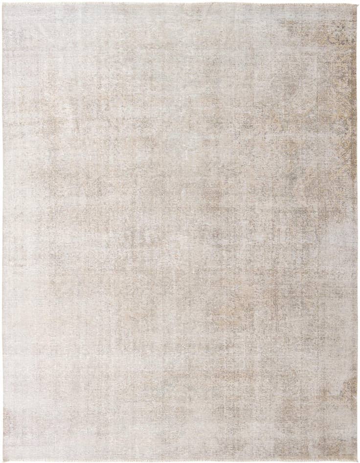 Detail image of 9' 1 x 12' 8 Hand Knotted Ultra Vintage Persian Wool Rug