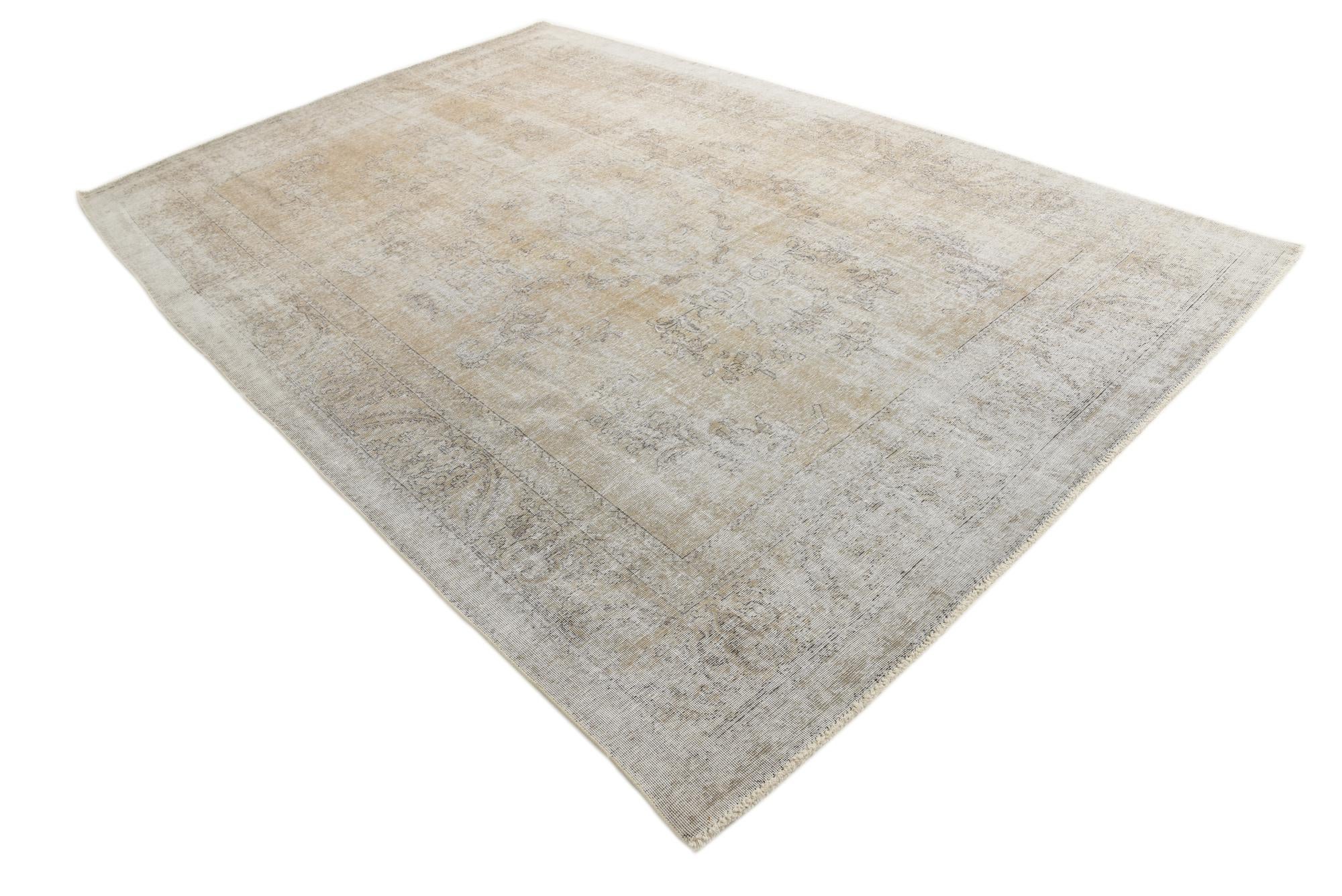 8' 1 x 12' 1 Hand Knotted Ultra Vintage Persian Wool Rug