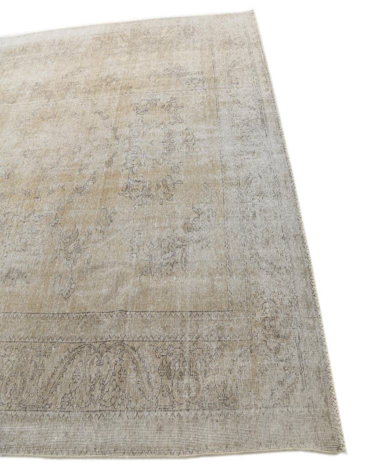 Detail image of 8' 1 x 12' 1  Hand Knotted Ultra Vintage Persian Wool Rug