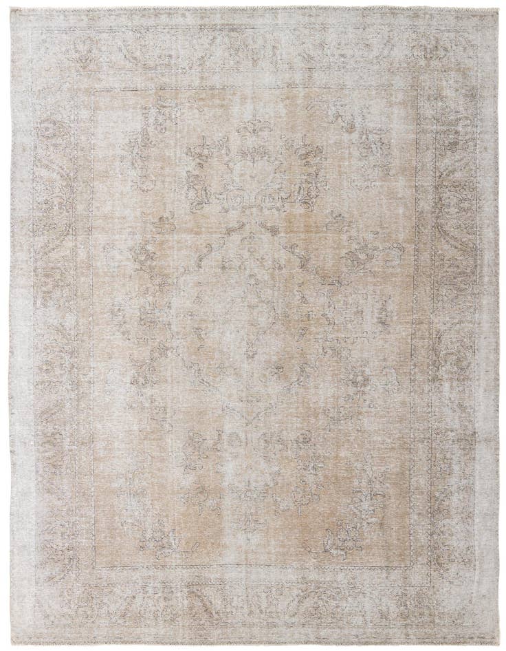 Detail image of 8' 1 x 12' 1 Hand Knotted Ultra Vintage Persian Wool Rug
