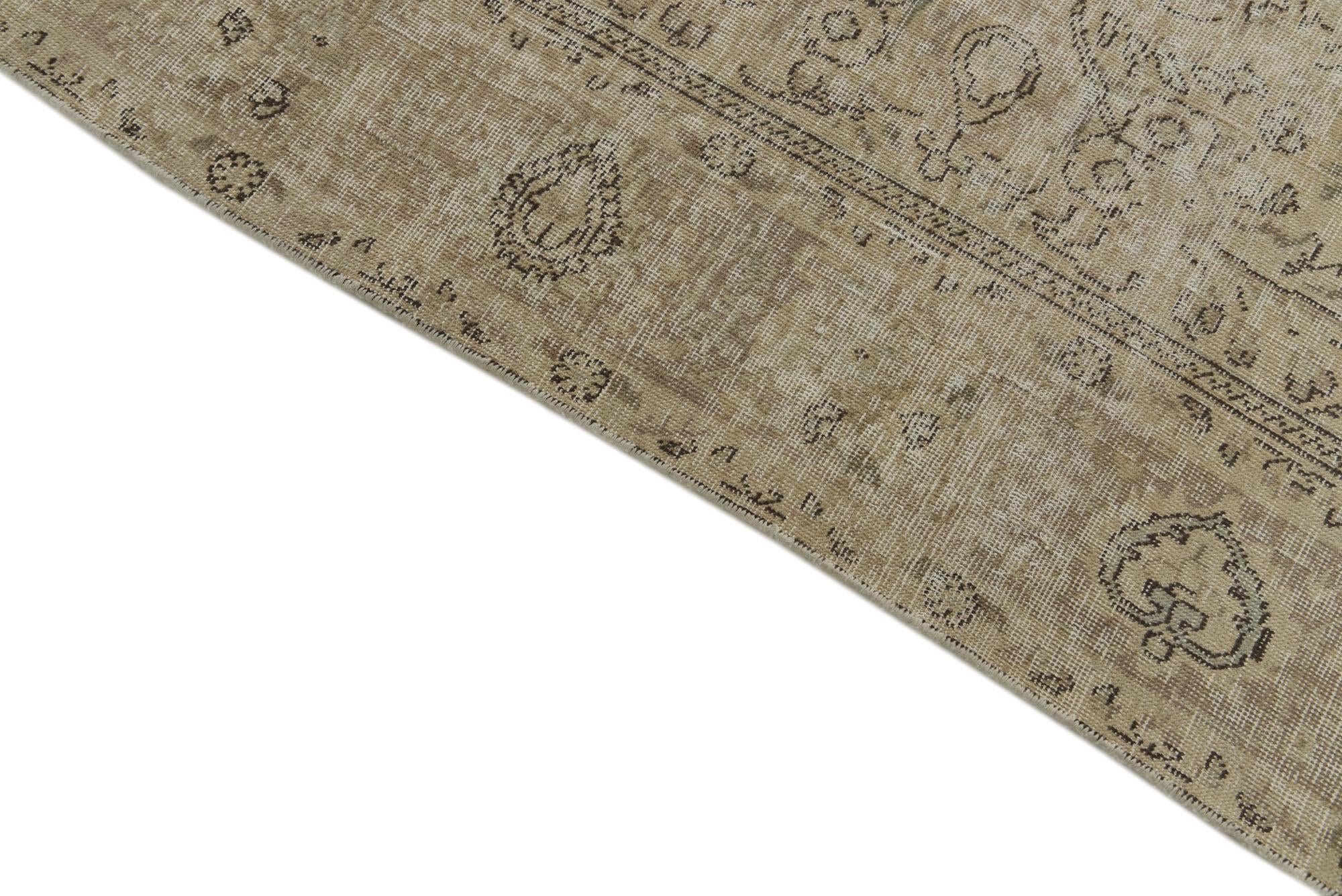 6' 5 x 9' 6 Hand Knotted Ultra Vintage Persian Wool Rug