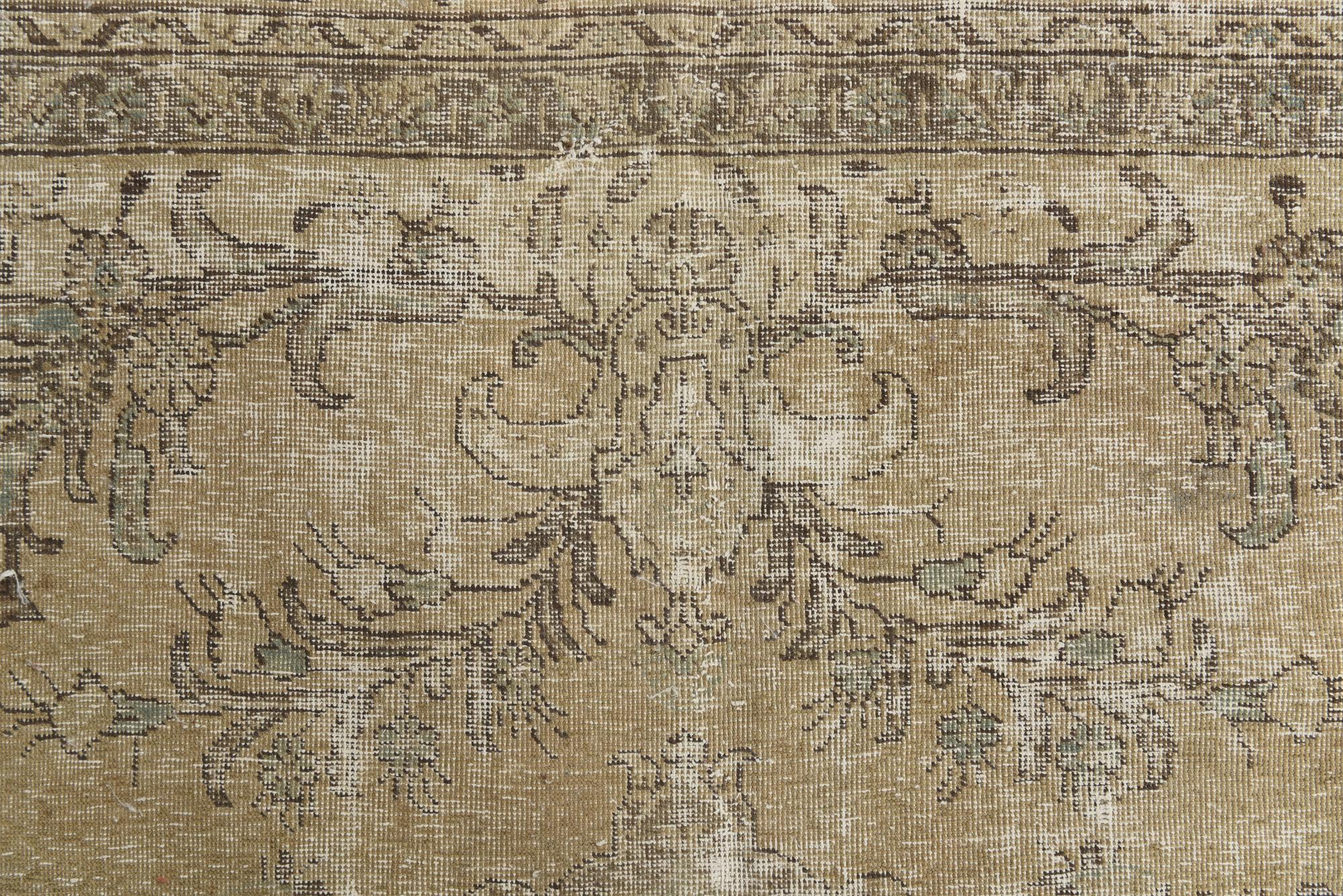 7' 7 x 10' 1 Hand Knotted Ultra Vintage Persian Wool Rug