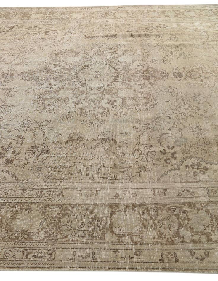 Detail image of 9' 8 x 12' 9  Hand Knotted Ultra Vintage Persian Wool Rug