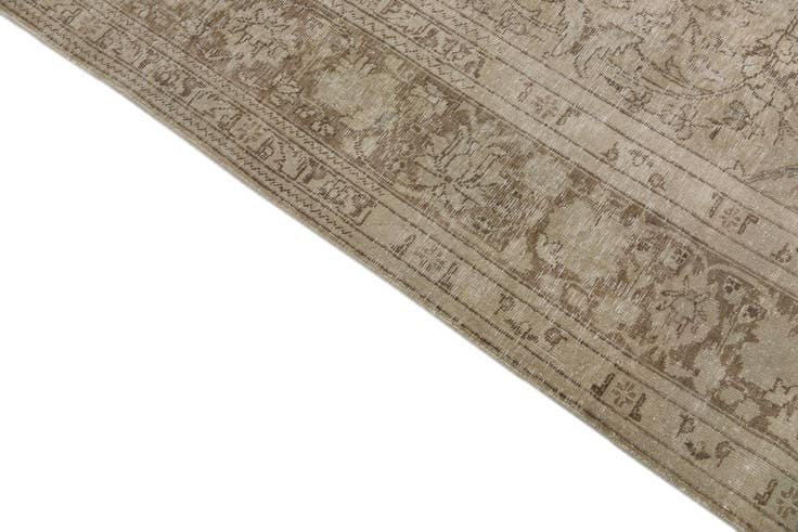 Detail image of 9' 8 x 12' 9 Hand Knotted Ultra Vintage Persian Wool Rug