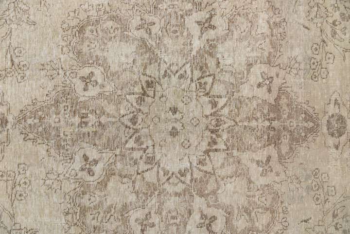 9' 8 x 12' 9 Hand Knotted Ultra Vintage Persian Wool Rug