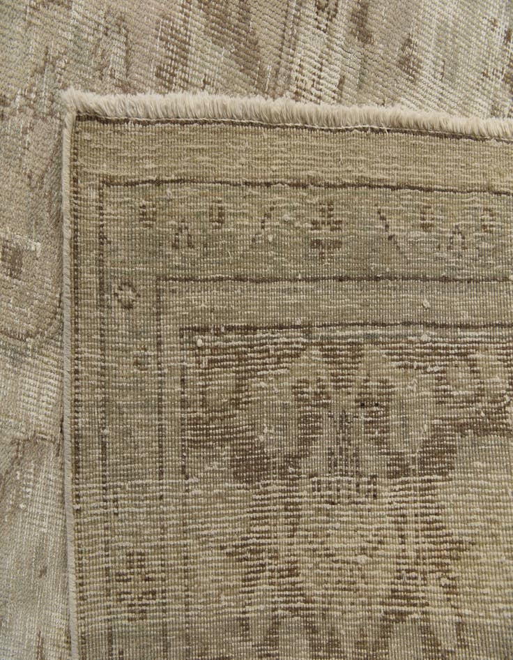 Detail image of 9' 8 x 12' 9  Hand Knotted Ultra Vintage Persian Wool Rug