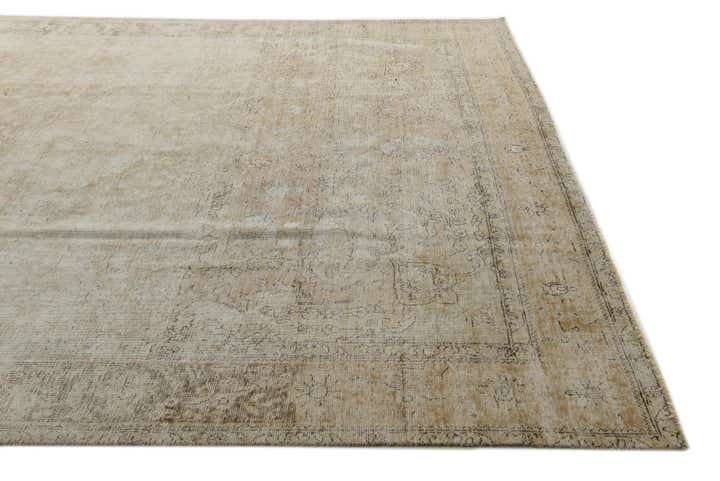 9' 5 x 12' 5 Hand Knotted Ultra Vintage Persian Wool Rug