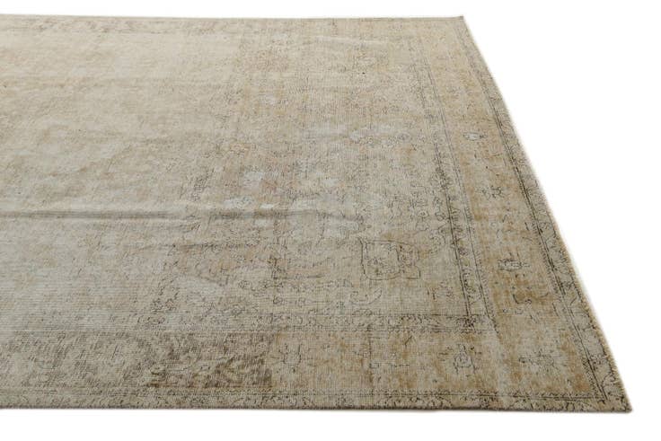 Detail image of 9' 5 x 12' 5 Hand Knotted Ultra Vintage Persian Wool Rug