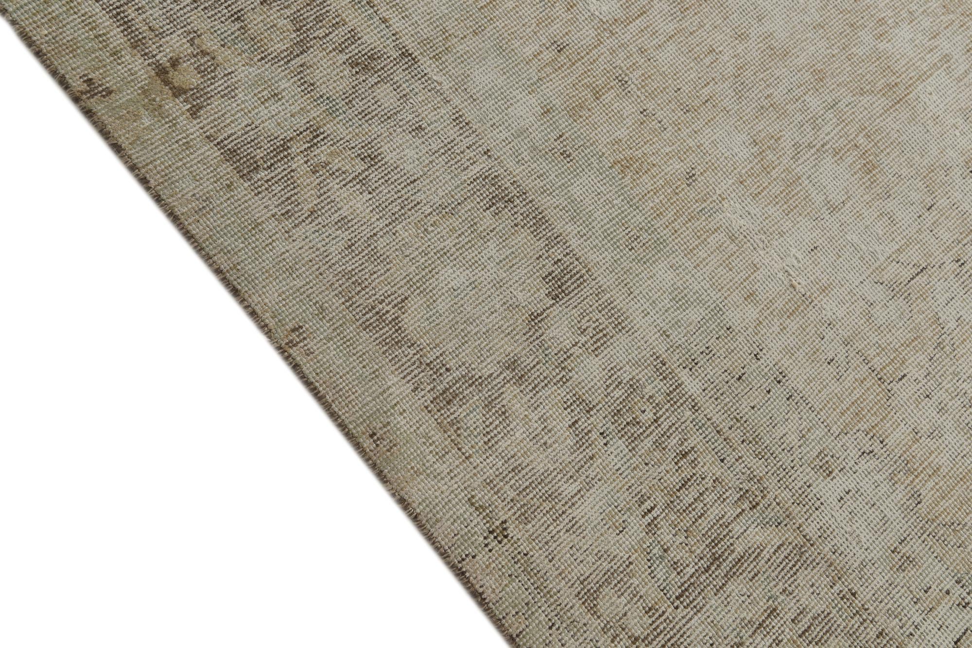 9' 5 x 12' 5 Hand Knotted Ultra Vintage Persian Wool Rug