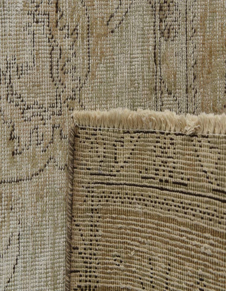 Detail image of 9' 5 x 12' 5  Hand Knotted Ultra Vintage Persian Wool Rug