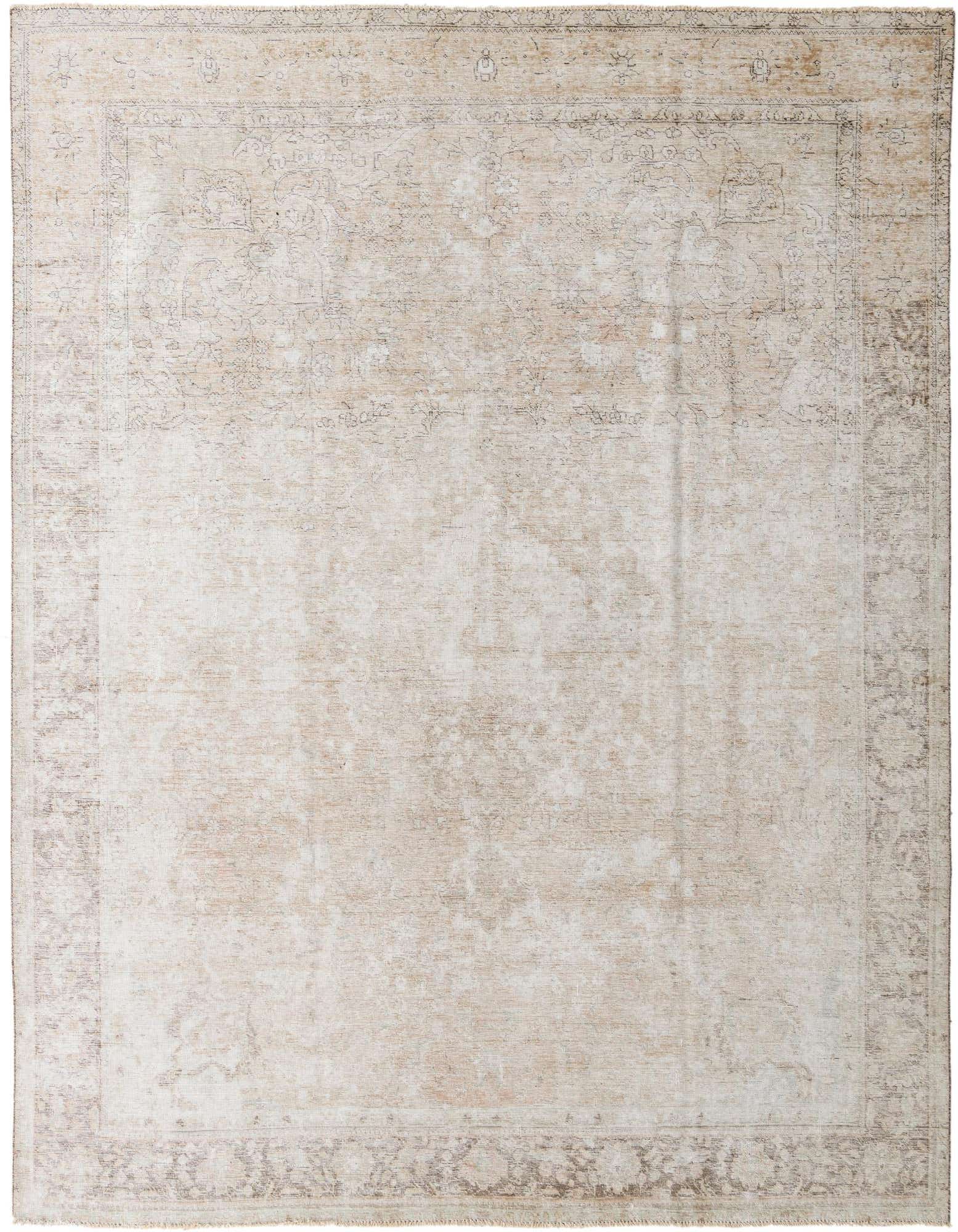 Primary image 9' 5 x 12' 5  Hand Knotted Ultra Vintage Persian Wool Rug