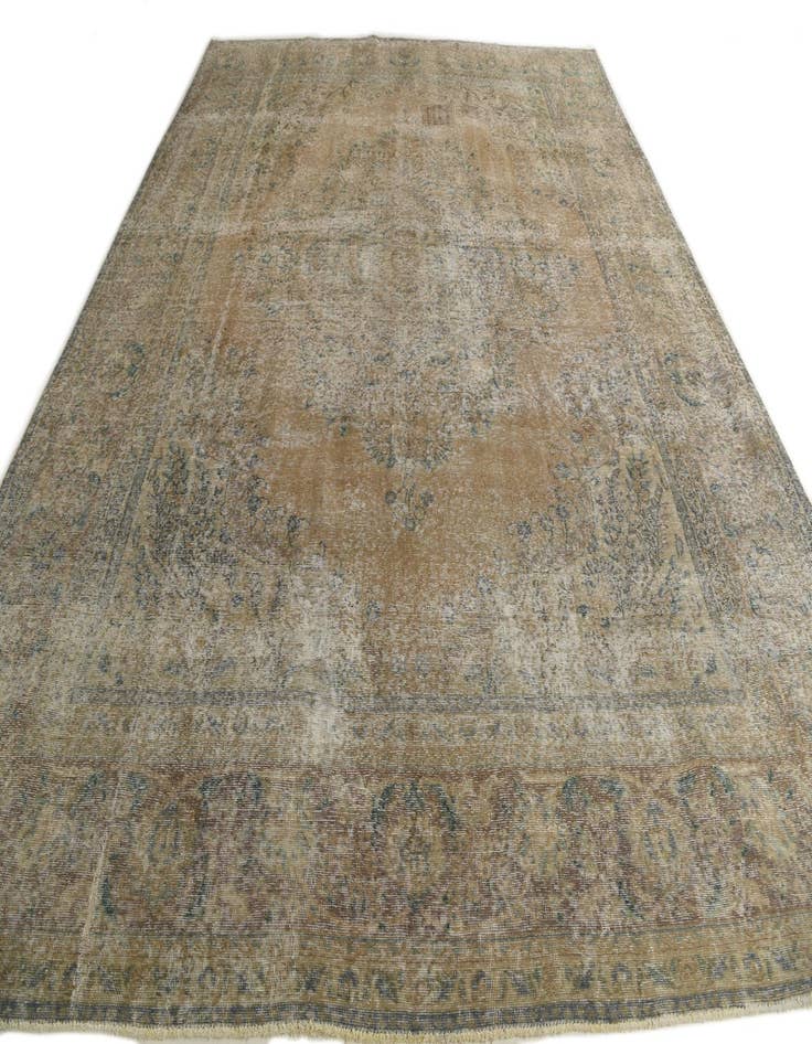 Detail image of 9' 10 x 12' 8  Hand Knotted Ultra Vintage Persian Wool Rug