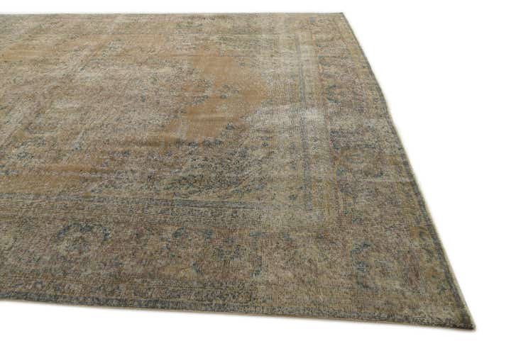 9' 10 x 12' 8 Hand Knotted Ultra Vintage Persian Wool Rug