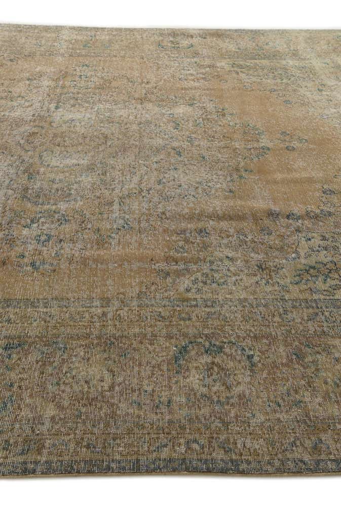 9' 10 x 12' 8 Hand Knotted Ultra Vintage Persian Wool Rug