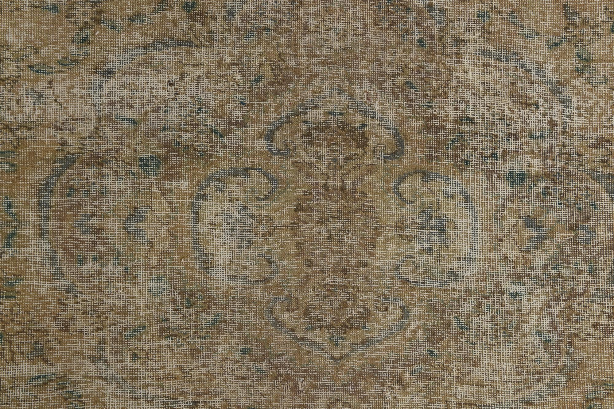 9' 10 x 12' 8 Hand Knotted Ultra Vintage Persian Wool Rug